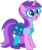 Size: 3001x3594 | Tagged: safe, artist:cloudy glow, amethyst star, sparkler, pony, unicorn, g4, clothes, dress, female, glasses, high res, mare, open mouth, simple background, smiling, solo, transparent background, vector