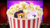 Size: 1366x768 | Tagged: safe, edit, fleur-de-lis, saffron masala, g4, my little pony: the movie, cinema, food, popcorn, tiny ponies