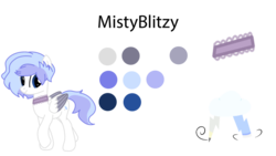 Size: 1024x576 | Tagged: safe, artist:novatity, oc, oc only, oc:mistyblitzy, pegasus, pony, reference sheet, request