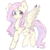 Size: 768x768 | Tagged: safe, artist:windymils, fluttershy, pegasus, pony, g4, blushing, cute, female, looking at you, shyabetes, simple background, sketch, solo, white background