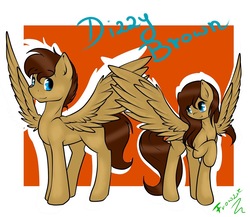 Size: 1136x984 | Tagged: safe, artist:frowfrow, oc, oc only, oc:dizzy, pegasus, pony, female, male, reference sheet