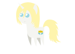 Size: 3182x2327 | Tagged: safe, artist:aborrozakale, pony, unicorn, attack on titan, female, high res, historia reiss, krista lenz, mare, ponified, simple background, solo, transparent background, vector