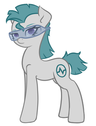 Size: 1582x2092 | Tagged: safe, artist:jh, oc, oc only, oc:aster wave, pony, glasses, solo