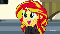 Size: 1280x720 | Tagged: safe, screencap, sunset shimmer, equestria girls, g4, my little pony equestria girls: summertime shorts, pet project, female, solo