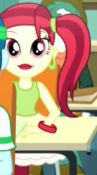 Size: 248x450 | Tagged: safe, screencap, captain planet, rose heart, scott green, eqg summertime shorts, equestria girls, g4, subs rock, background human, cropped, female, male, offscreen character
