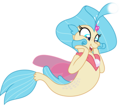 Size: 4000x3426 | Tagged: safe, artist:dashiesparkle, princess skystar, seapony (g4), g4, my little pony: the movie, cute, female, happy, high res, show accurate, simple background, skyabetes, solo, squishy cheeks, transparent background, vector
