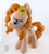 Size: 3600x3971 | Tagged: safe, artist:planetplush, pear butter, earth pony, pony, g4, the perfect pear, blushing, flower, flower in hair, high res, irl, photo, plushie, smiling, solo