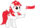 Size: 7925x6400 | Tagged: safe, artist:parclytaxel, oc, oc only, oc:temmy, earth pony, pony, project seaponycon, .svg available, absurd resolution, crescent, dexterous hooves, female, flag, grin, mare, nation ponies, national day, ponified, raised hoof, simple background, singapore, smiling, solo, stars, transparent background, vector