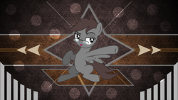 Size: 1920x1080 | Tagged: safe, artist:laszlvfx, artist:theshadowstone, edit, oc, oc only, oc:shadowstone, pegasus, pony, abstract background, female, glasses, mare, solo, wallpaper, wallpaper edit