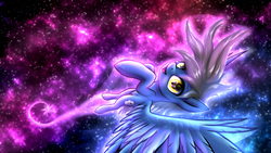 Size: 3840x2160 | Tagged: safe, artist:phenya, oc, oc only, oc:ghost light, pony, high res, solo, space