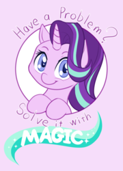Size: 500x695 | Tagged: safe, artist:dstears, part of a set, starlight glimmer, pony, unicorn, g4, cute, female, glimmerbetes, looking at you, mare, smiling, solo
