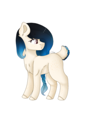 Size: 679x960 | Tagged: safe, artist:tinatina-8, oc, oc only, oc:molly, pony, deer tail, female, mare, simple background, solo, transparent background