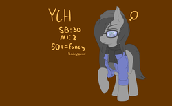 Size: 6000x3700 | Tagged: safe, artist:coreboot, pony, clothes, glasses, hat, hipster, scarf, your character here