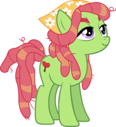Size: 8162x9000 | Tagged: safe, artist:xboomdiersx, tree hugger, earth pony, pony, g4, make new friends but keep discord, absurd resolution, female, lidded eyes, mare, simple background, smiling, solo, transparent background, vector