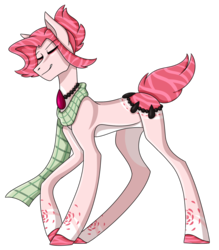 Size: 1024x1170 | Tagged: safe, artist:arctichalo, oc, oc only, oc:sassy strawberry tea, original species, pond pony, closed species, simple background, solo, transparent background