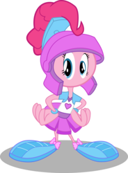 Size: 3000x4072 | Tagged: safe, artist:laberoon, pinkie pie, equestria girls, g4, clothes, equestria girls outfit, female, high res, looney tunes, marvin the martian, simple background, solo, transparent background, vector