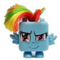 Size: 199x200 | Tagged: safe, rainbow dash, g4, female, fidget cube, irl, photo, toy, wat