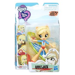Size: 1500x1500 | Tagged: safe, artist:ritalux, applejack, equestria girls, g4, beach, clothes, doll, equestria girls minis, irl, merchandise, photo, surfboard, swimsuit, toy