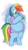 Size: 810x1440 | Tagged: safe, artist:andelai, rainbow dash, pegasus, pony, g4, belly, bipedal, clothes, eating, female, food, mare, preggo dash, pregnant, sandwich, shorts, simple background, solo, transparent background