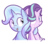 Size: 1827x1596 | Tagged: safe, artist:vaetan, starlight glimmer, trixie, pony, unicorn, g4, duo, hug, simple background, smiling, transparent background