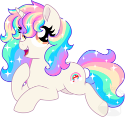 Size: 900x839 | Tagged: safe, artist:tambelon, oc, oc only, oc:fairytale, pony, unicorn, female, looking at you, mare, simple background, solo, transparent background, watermark