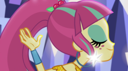 Size: 1280x718 | Tagged: safe, screencap, sour sweet, equestria girls, equestria girls specials, g4, my little pony equestria girls: dance magic, ear piercing, earring, female, jewelry, piercing, solo