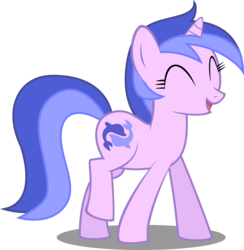 Size: 3049x3129 | Tagged: safe, artist:laberoon, sea swirl, seafoam, pony, unicorn, g4, ^^, eyes closed, female, high res, mare, simple background, solo, transparent background, vector