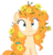 Size: 4847x5000 | Tagged: safe, artist:sollace, pear butter, earth pony, pony, g4, the perfect pear, .svg available, absurd resolution, cute, female, flower, flower in hair, messy mane, show accurate, simple background, solo, surprised, transparent background, vector