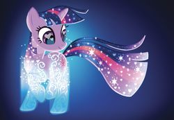 Size: 790x546 | Tagged: safe, artist:angela an, twilight sparkle, pony, unicorn, g4, my little pony: the movie, the art of my little pony: the movie, concept art, female, heart, heart eyes, solo, sparkles, unicorn twilight, wingding eyes