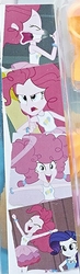 Size: 238x816 | Tagged: safe, pinkie pie, rarity, equestria girls, g4, my little pony equestria girls, my little pony equestria girls: better together, armpits, arms in the air, clothes, fist, geode of shielding, hands in the air, magical geodes, rarity peplum dress, shirt, sleeveless, sleeveless shirt, tank top