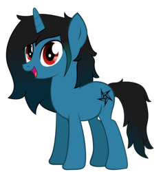 Size: 6812x7292 | Tagged: safe, artist:drarkusss0, oc, oc only, pony, unicorn, absurd resolution, simple background, smiling, solo, transparent background, vector
