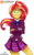 Size: 1900x3083 | Tagged: source needed, safe, artist:the-butch-x, sunset shimmer, equestria girls, g4, my little pony equestria girls: friendship games, alternate hairstyle, clothes, commission, crossed arms, crystal prep academy uniform, crystal prep shadowbolts, cute, female, patreon, patreon logo, pleated skirt, ponytail, school uniform, shimmerbetes, simple background, skirt, solo, transparent background