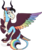 Size: 752x900 | Tagged: safe, artist:tambelon, oc, oc only, oc:blitz, draconequus, pony, draconequus oc, looking at you, male, next generation, offspring, parent:discord, parent:rainbow dash, parents:discodash, simple background, solo, transparent background, watermark