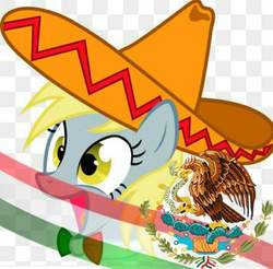 Size: 710x698 | Tagged: safe, derpy hooves, g4, female, jpg artifacts, mexico, needs more jpeg, solo