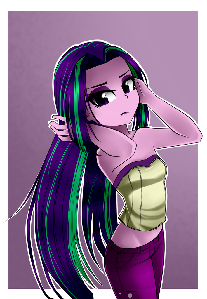 1531816 Safe Artist Nekojackun Aria Blaze Equestria Girls Aria