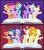 Size: 840x951 | Tagged: safe, artist:3d4d, adagio dazzle, applejack, aria blaze, fluttershy, gloriosa daisy, moondancer, pinkie pie, rainbow dash, rarity, sonata dusk, twilight sparkle, vapor trail, alicorn, earth pony, pegasus, pony, unicorn, fame and misfortune, g4, alicornified, alternate hairstyle, alternate mane six, alternate universe, book, comparison, earth pony gloriosa daisy, earth pony sonata dusk, equestria girls ponified, female, flawless, horn, loose hair, mane six, mare, moondancercorn, pegasus aria blaze, ponified, race swap, role reversal, singing, the dazzlings, twilight sparkle (alicorn), unicorn adagio dazzle