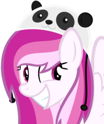 Size: 1092x1298 | Tagged: safe, artist:comfydove, oc, oc only, oc:comfy dove, pegasus, pony, bust, cute, grin, hat, simple background, smiling, solo, transparent background