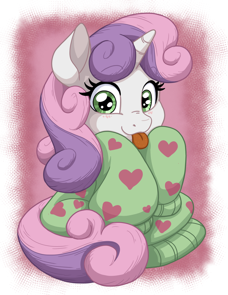 #1531877 - safe, artist:latecustomer, sweetie belle, pony, unicorn, clothes...
