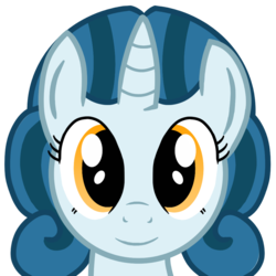 Size: 1000x1000 | Tagged: safe, artist:toyminator900, oc, oc only, oc:cerulean swirls, pony, unicorn, bust, looking at you, portrait, simple background, smiling, solo, transparent background