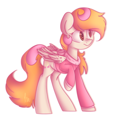 Size: 2048x2048 | Tagged: safe, artist:vanillashineart, oc, oc only, oc:vanilla shine, pegasus, pony, clothes, female, high res, hoodie, mare, simple background, solo, transparent background
