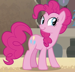 Size: 537x512 | Tagged: safe, screencap, pinkie pie, daring done?, g4, cropped, cute, diapinkes, female, smiling, solo