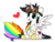 Size: 5072x3840 | Tagged: safe, artist:silverknight27, oc, oc only, oc:lightning bliss, alicorn, pony, absurd resolution, cute, female, goggles, heart, mare, ocbetes, rainbow hair, simple background, sitting, solo, transparent background