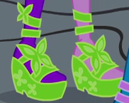 Size: 182x146 | Tagged: safe, screencap, fluttershy, equestria girls, g4, my little pony equestria girls: rainbow rocks, clothes, cropped, feet, high heels, legs, pictures of legs, platform shoes, shoes