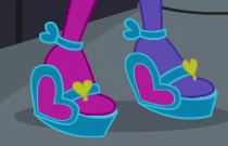 Size: 210x135 | Tagged: source needed, safe, screencap, pinkie pie, equestria girls, g4, my little pony equestria girls: rainbow rocks, clothes, cropped, feet, high heels, legs, pictures of legs, platform shoes, shoes