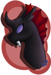 Size: 677x995 | Tagged: safe, artist:99liberty, artist:loneytoast, pharynx, changeling, g4, my little pony: friendship is magic, to change a changeling, bust, portrait, solo