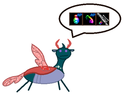 Size: 444x353 | Tagged: safe, artist:watermelon changeling, derpibooru exclusive, pharynx, changedling, changeling, g4, to change a changeling, 1000 hours in ms paint, :/, ms paint, prince pharynx, simple background, solo, speech bubble, spread wings, stick figure, white background, wings