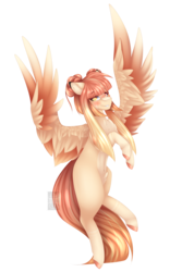 Size: 2000x3000 | Tagged: safe, artist:mauuwde, oc, oc only, oc:lyshuu, pegasus, pony, colored wings, female, flying, high res, mare, multicolored wings, simple background, solo, transparent background
