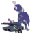 Size: 3420x3880 | Tagged: safe, artist:aaronmk, oc, oc only, alicorn, pony, robot, clothes, commission, grenade, high res, simple background, tank (vehicle), transparent background, uniform