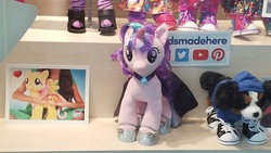 Size: 4032x2268 | Tagged: safe, fluttershy, starlight glimmer, g4, build-a-bear, irl, photo, plushie