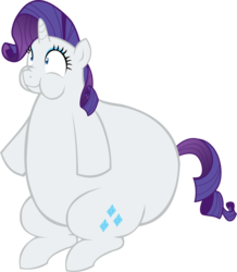 Size: 1024x1173 | Tagged: dead source, safe, artist:megarainbowdash2000, rarity, pony, unicorn, g4, chubby cheeks, fat, female, mare, obese, raritubby, simple background, solo, transparent background, vector
